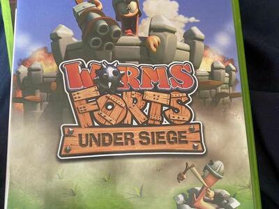 Xbox Worms Forts Under Siege W Manual