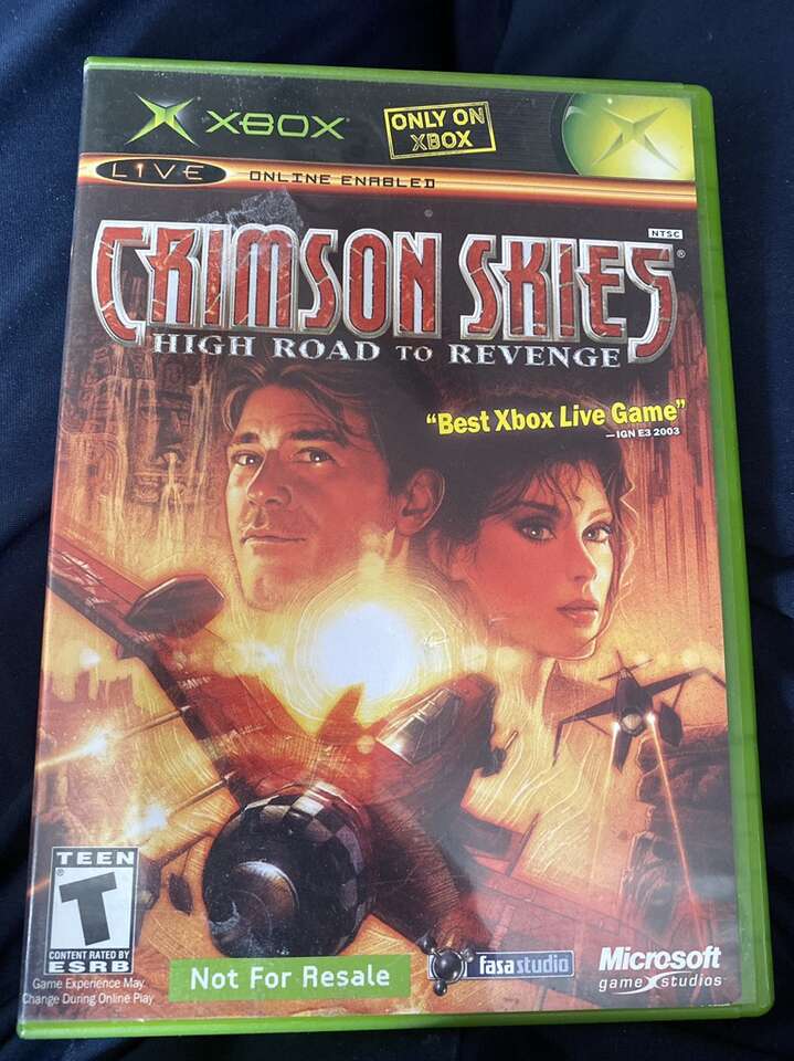 Xbox Crimson Skies With Manual