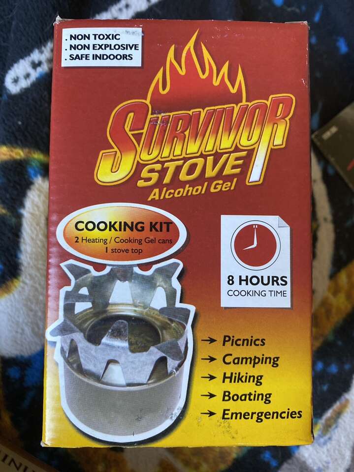Stove In A Can Gel Emergency Kit Camping