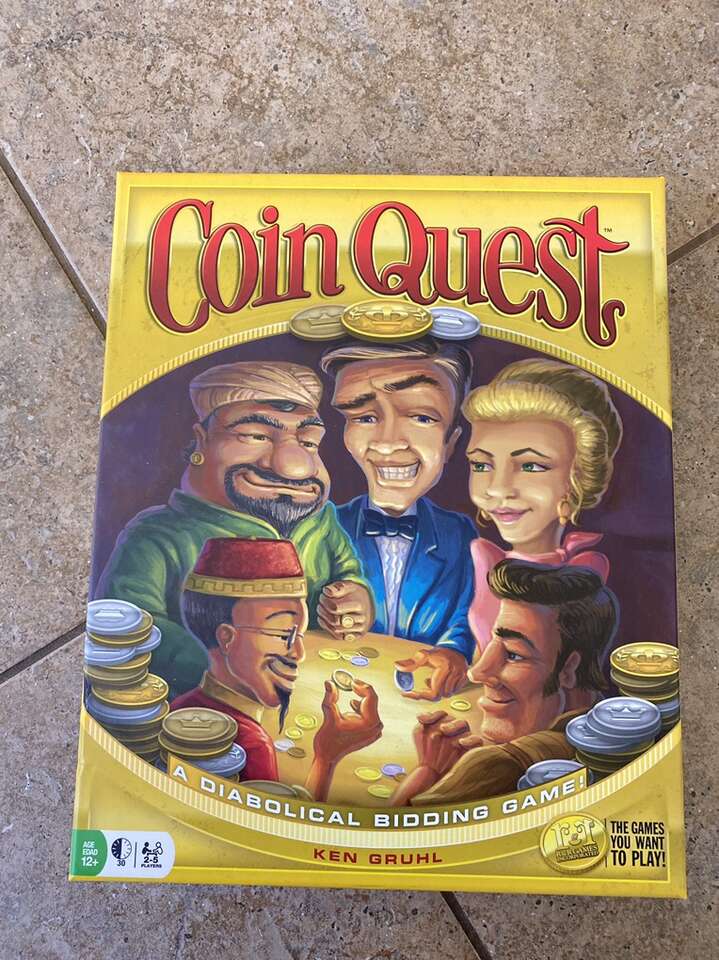 Coin Quest Bidding Board Game