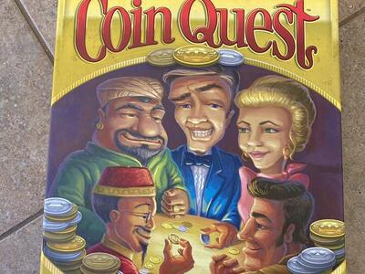 Coin Quest Bidding Board Game
