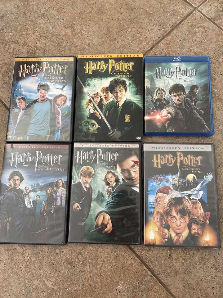 Harry Potter Dvds $6 Each