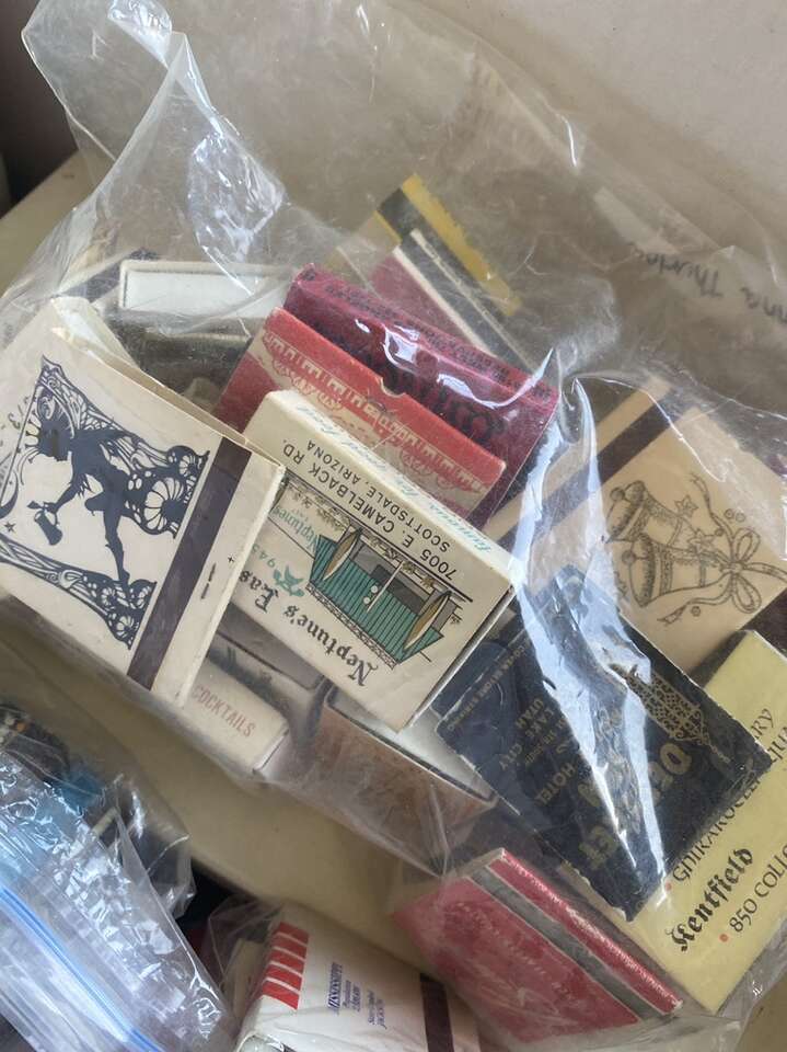 Vintage Antique Matchbooks Matchbox
