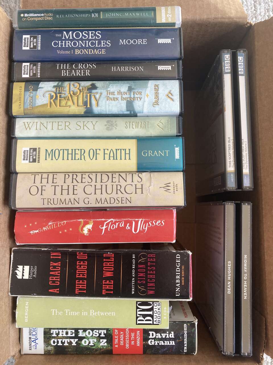Lds books on cd $10 each