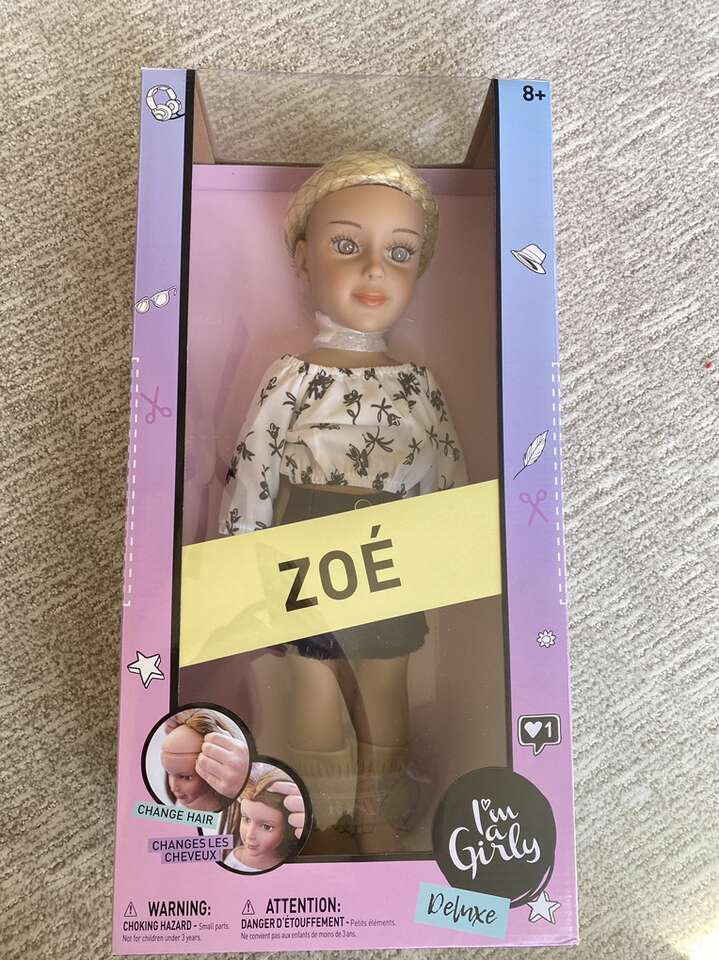 New I'm A Girly Zoe 18 Inch Doll