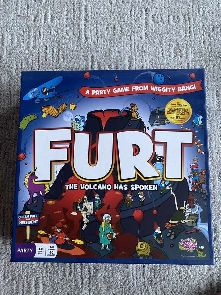 Furt Volcano Has Spoken Board Game Wiggit Bang