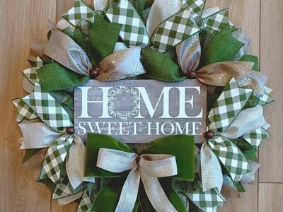Everyday Home Sweet Home Wreath