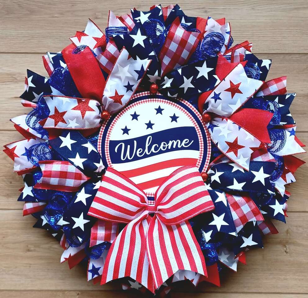 4th of July Welcome Wreath