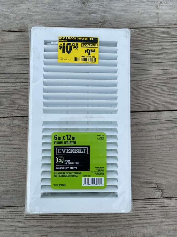 EVERBILT 6x12 2 way vent