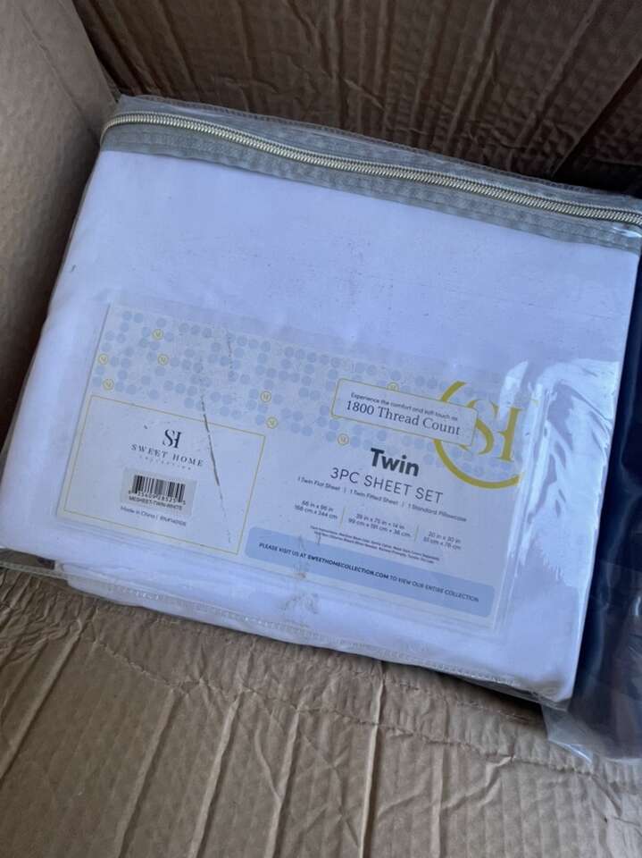 Sweet Home Twin Bed Sheets