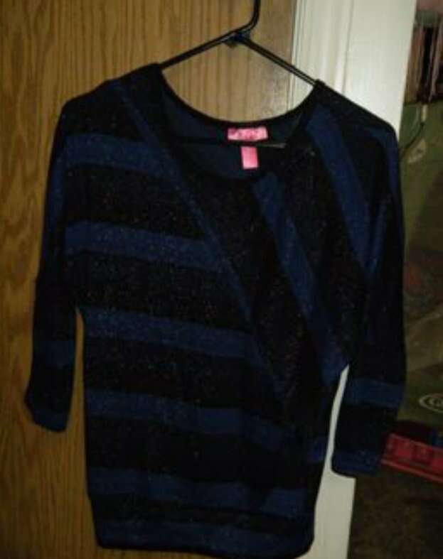 Blue & Black Sweater Shirt