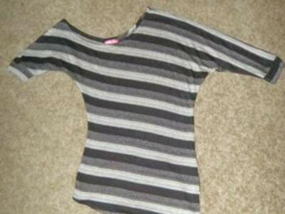 Grey & Black Sweater Shirt