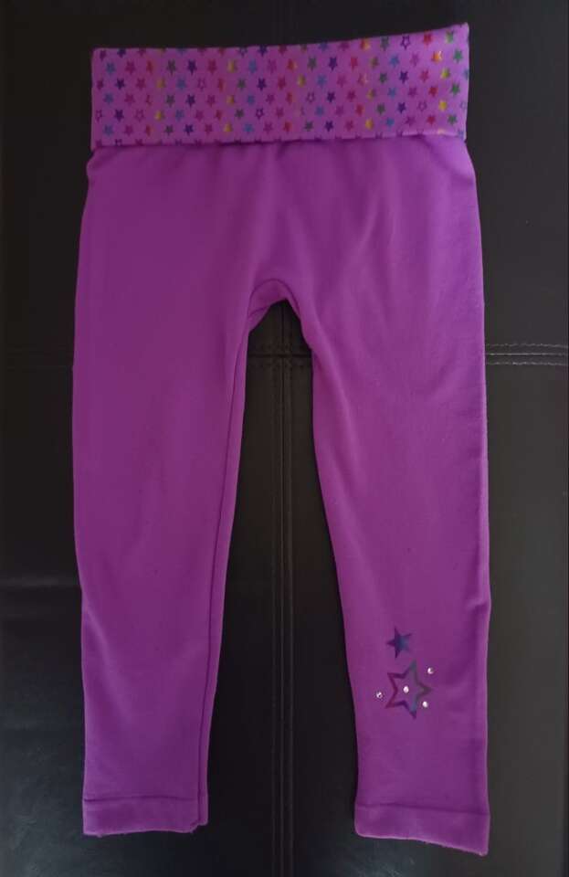 Girls Purple Leggings