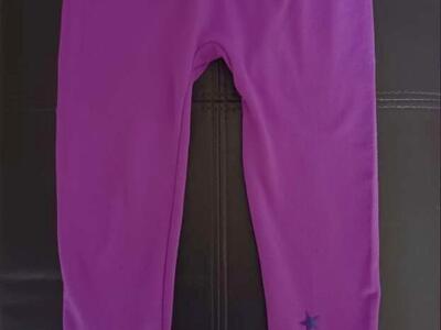Girls Purple Leggings