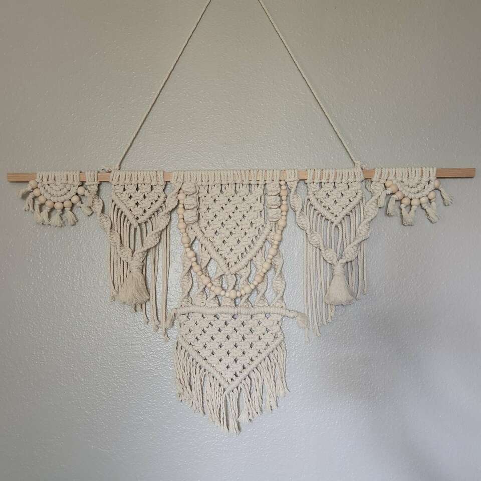 Large macrame wall hanging