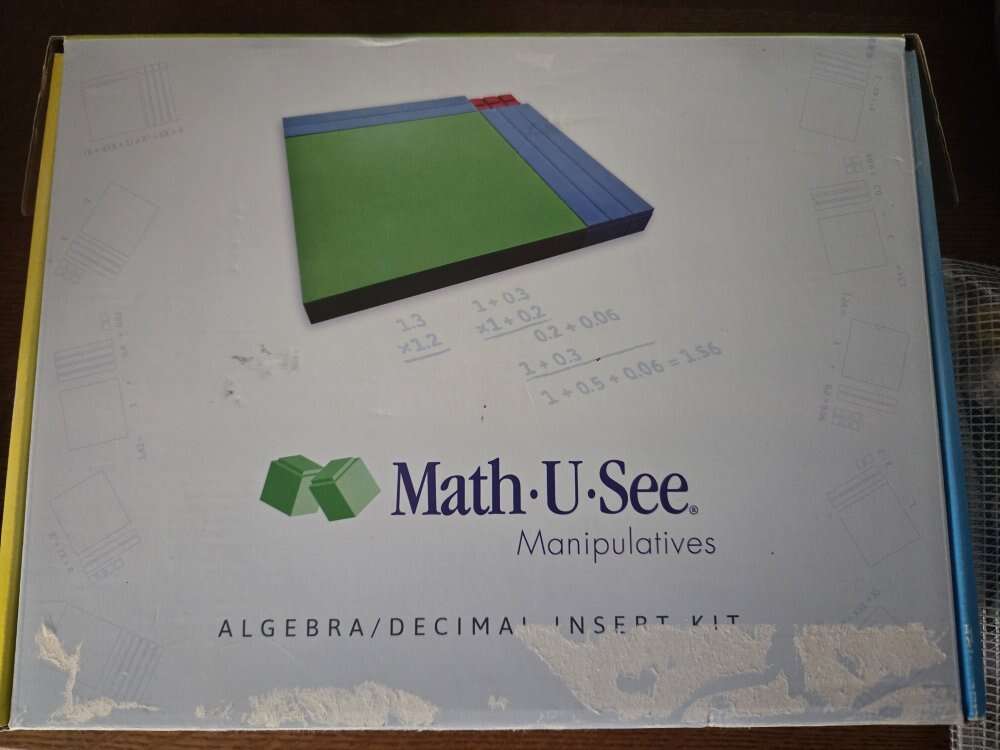 math u see algebra decimal insert kit