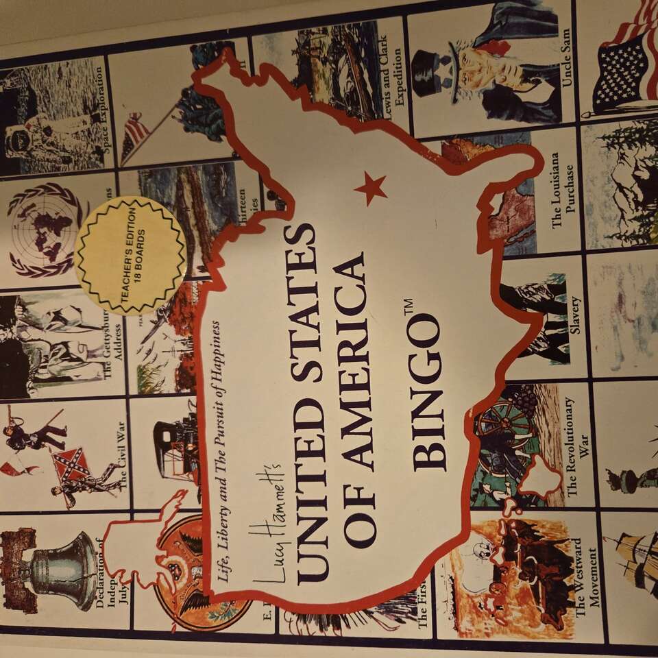 united states of america bingo