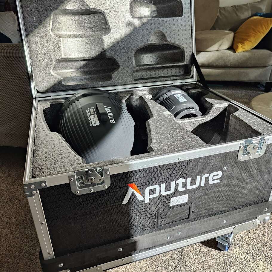 Aputure CS15/XT26 Reflector Kit | Flight Case + Wide & Narrow Angle Reflectors