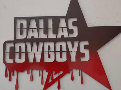 Dallas Cowboys Metal Sign