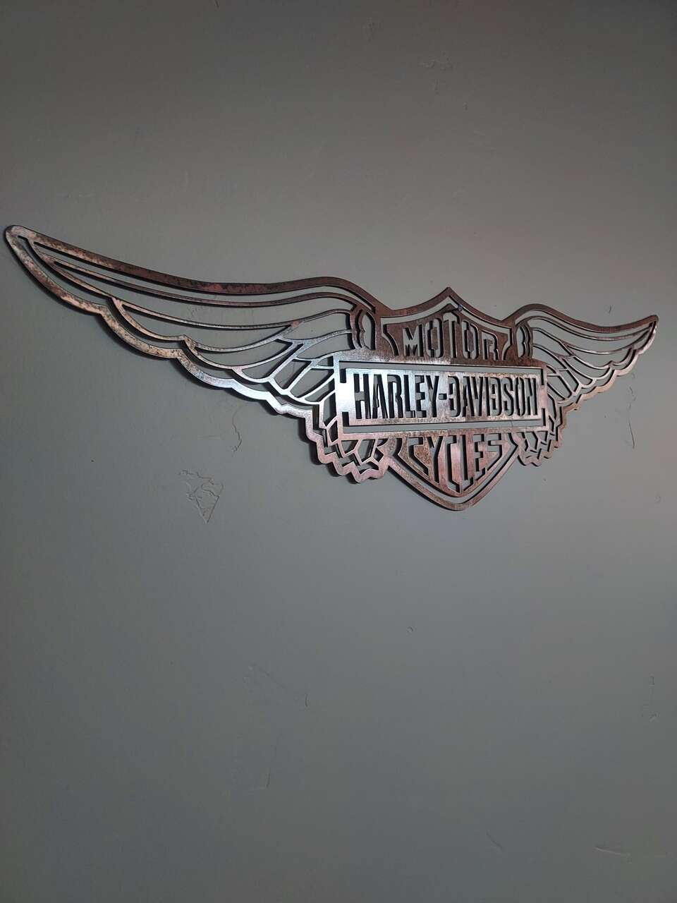 Harley Davidson Motorcycle Metal Sign