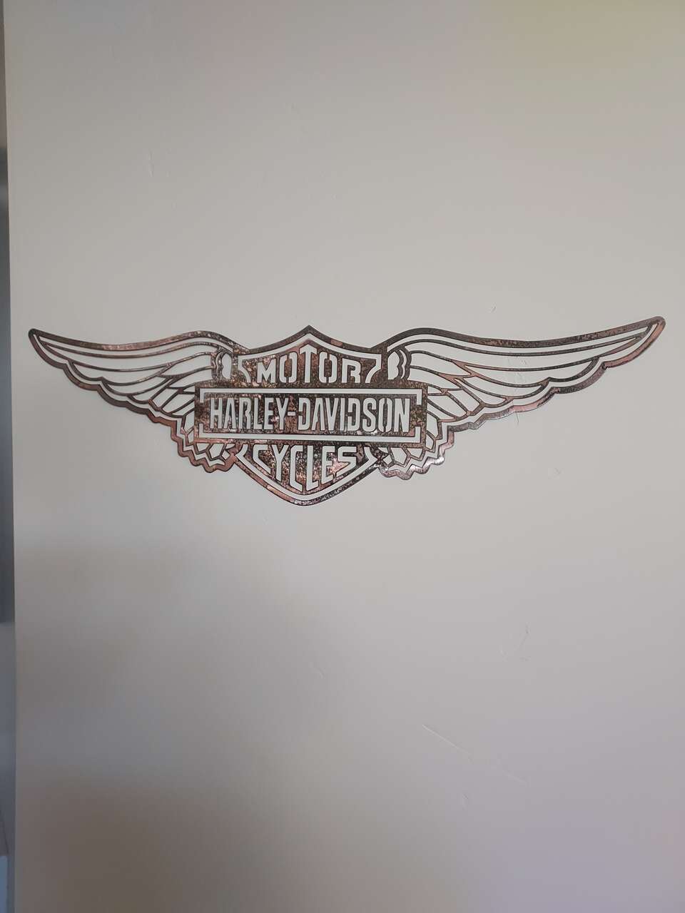 Harley Davidson Motorcycle Metal Sign