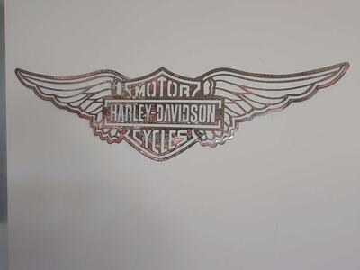 Harley Davidson Motorcycle Metal Sign
