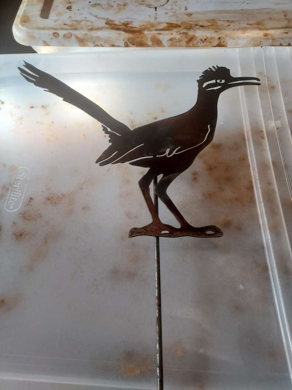 Roadrunner Metal Yard Art