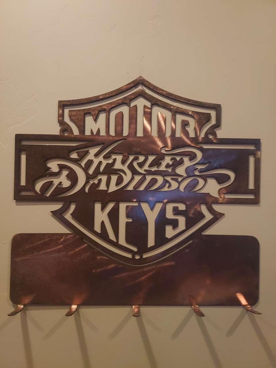 Harley Davidson Motorcycle Metal Key Holder