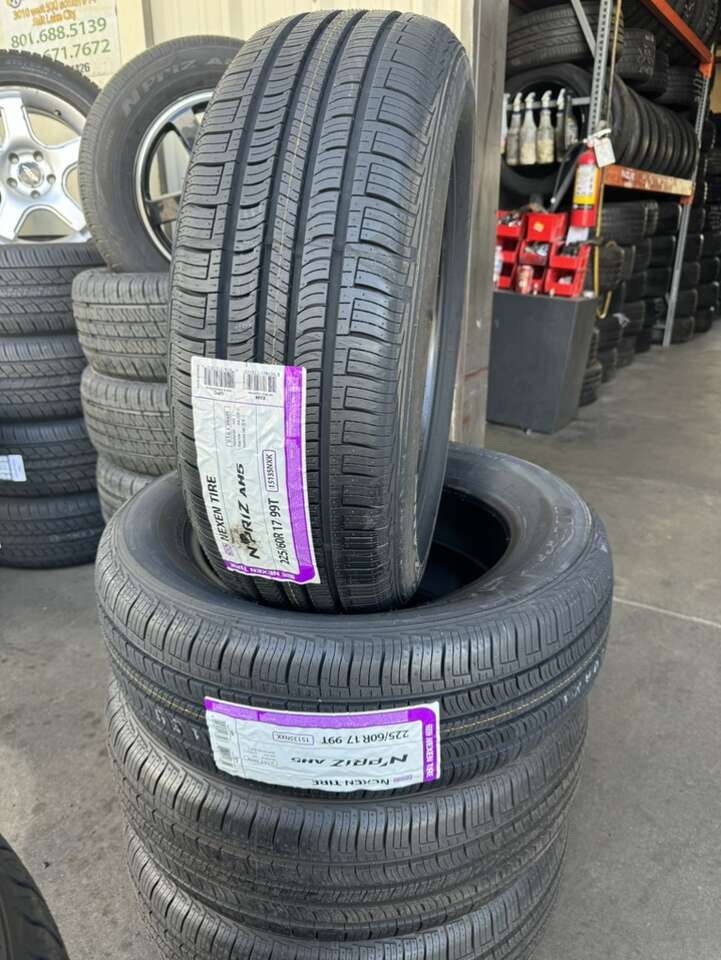 BRAND NEW SET OF 225/60R17 NEXEN N PRIZ AH5