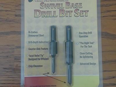 The Outdoor Connection Swivel Base Drill Bit Set