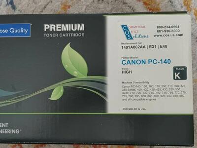 NIB Canon PC-140 and more Toner Cartridge