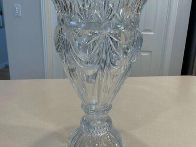 Crystal Glass Large Vase