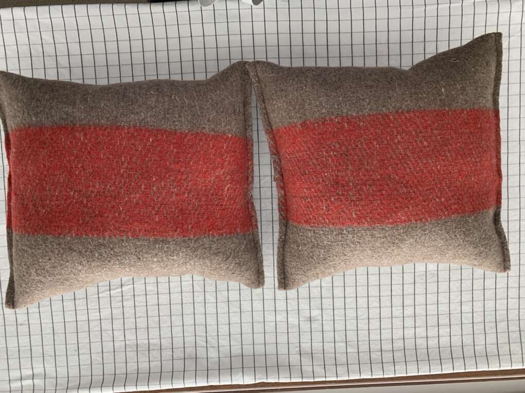 Heavy Felted Wool Pillows