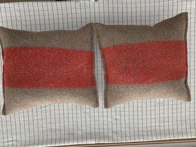 Heavy Felted Wool Pillows