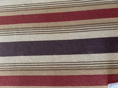 4.77 Yards Very Heavy Striped Fabric