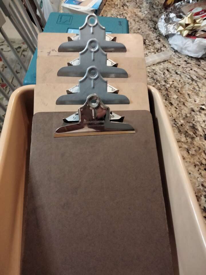 school supply clip boards