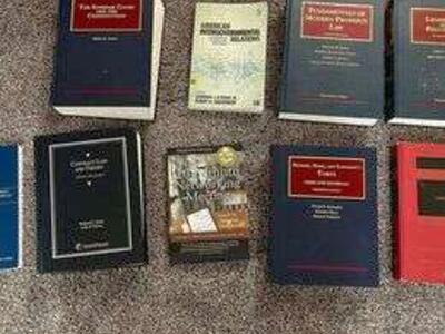Law and other Textbooks (not $1 - make an offer)