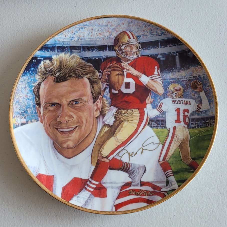 Joe Montana Plate