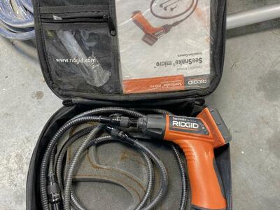Rigid see snake micro inspection camera with extensions