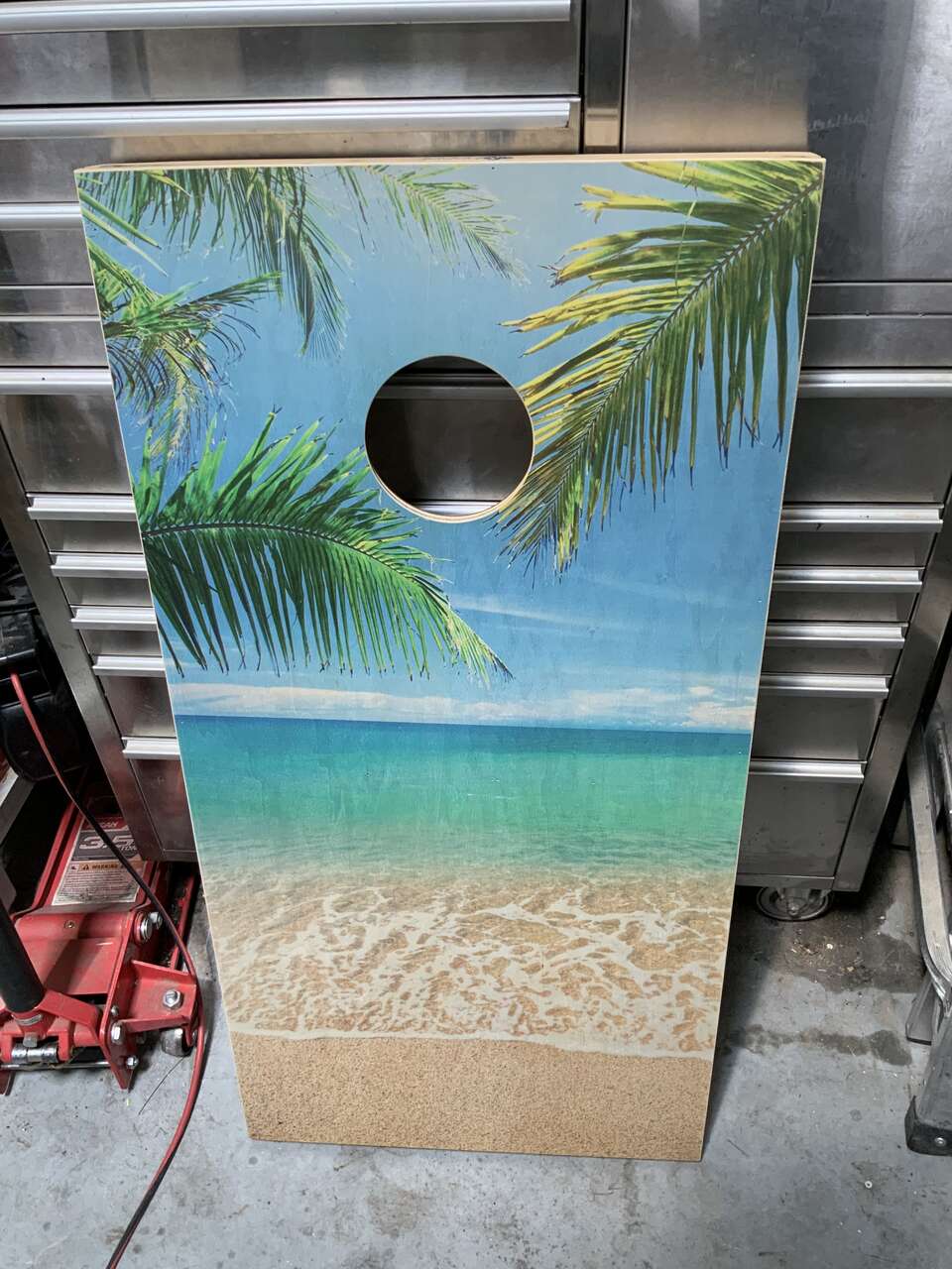Lighted, Single corn hole board- Brand new