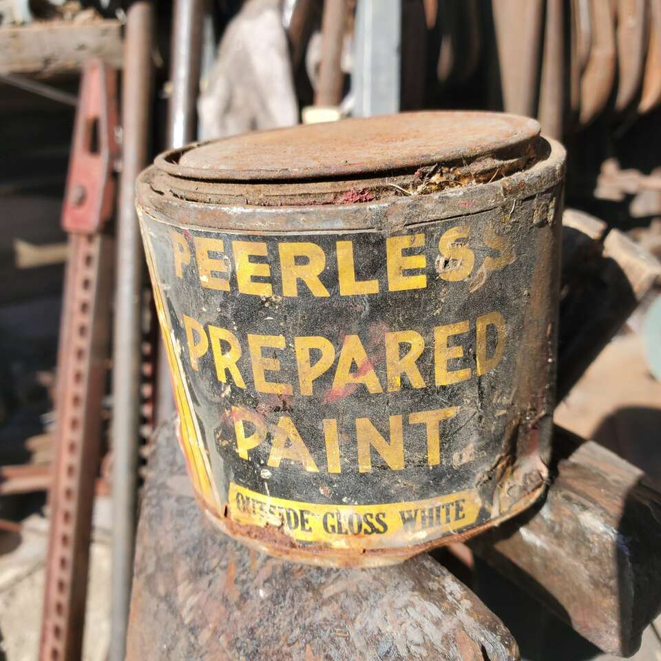 Vintage paint tin