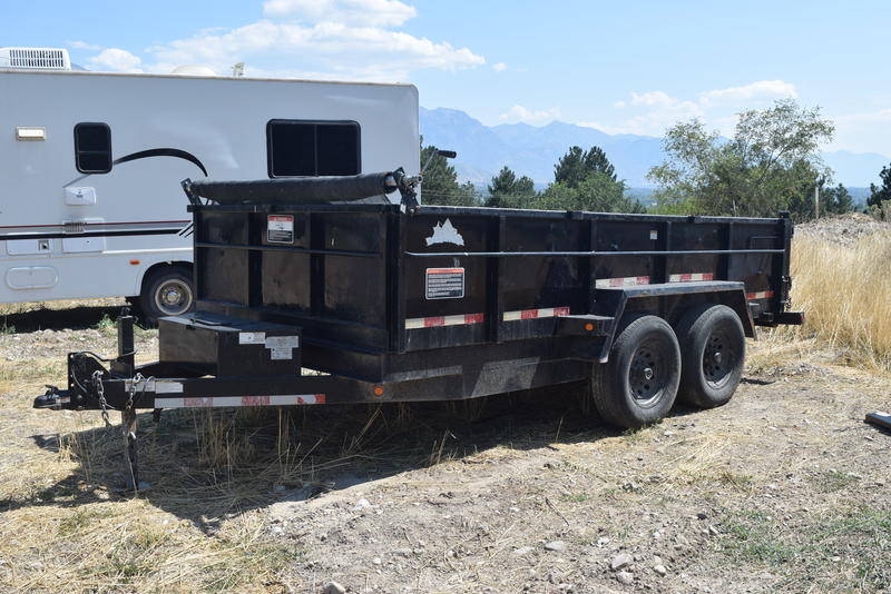 14 X 7 Foot Dump Trailer For Rent