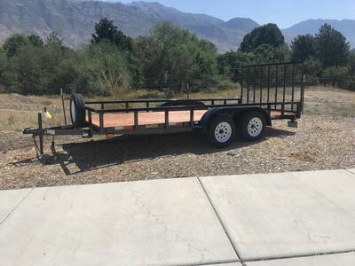 Flatbed Trailer for Rent 7X16