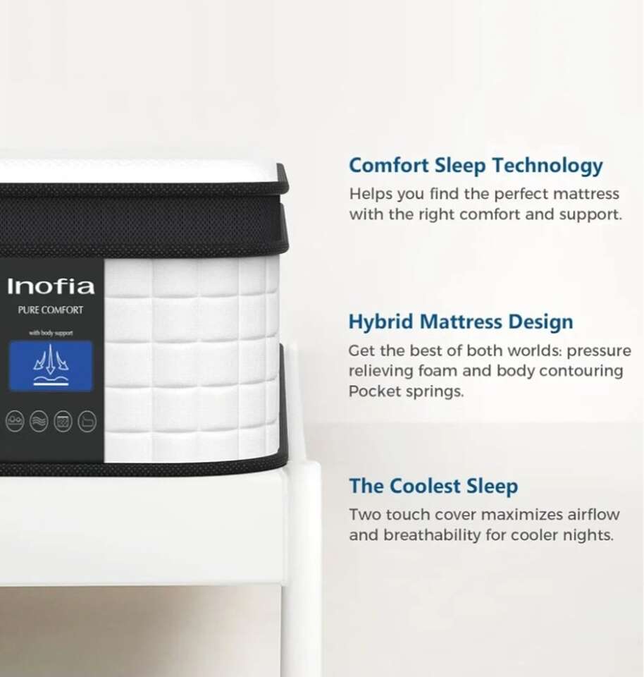 New Inofia Queen Bed and Aromustime Base