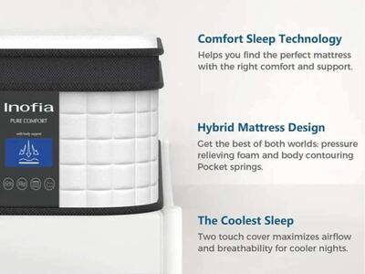 New Inofia Queen Bed and Aromustime Base