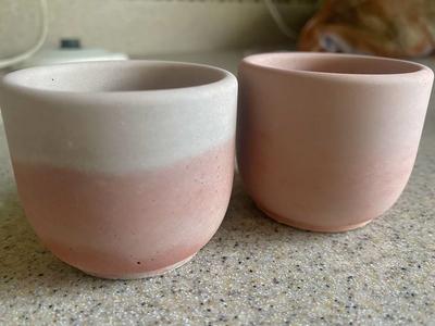 Concrete planters 2 inch