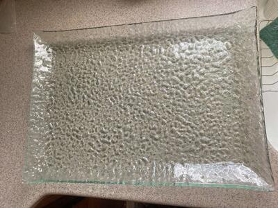 Pretty large glass plate