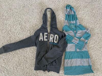 Aeropostale jacket and top set size XS