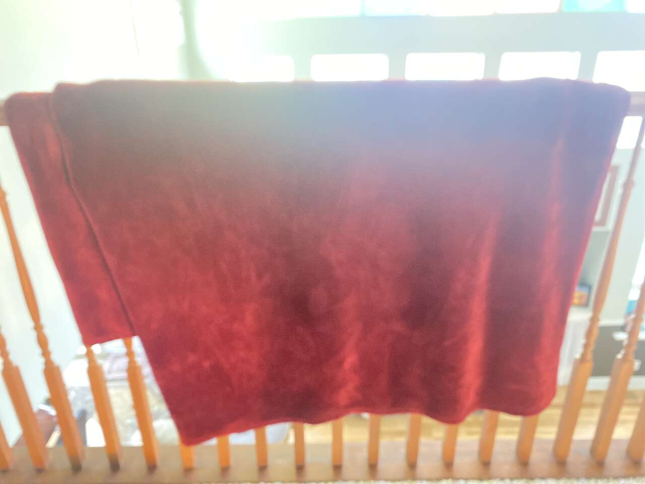 Red velvet color blanket