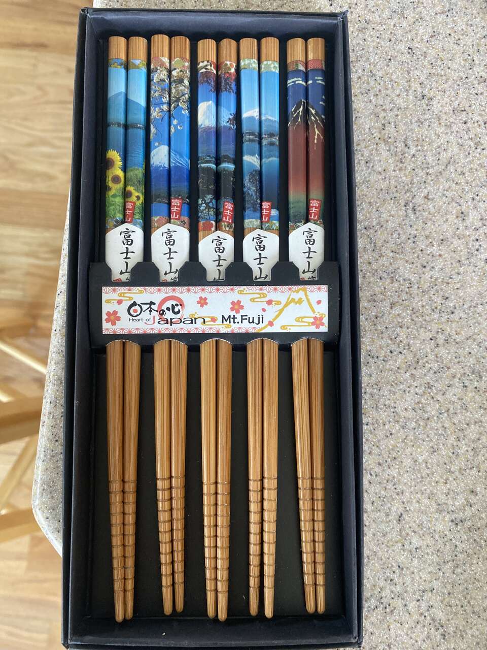 Original Japanese chopstick set MtFuji